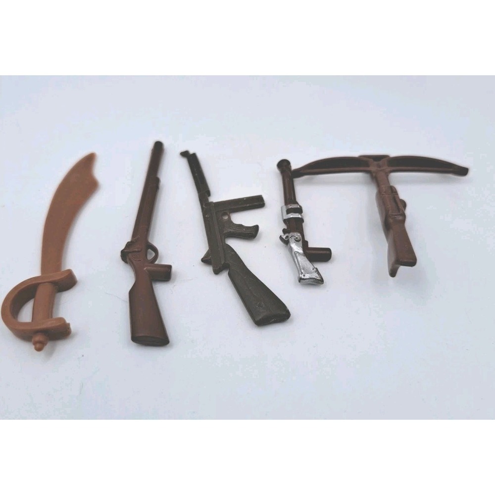 Mixed Toy Accessories Weapon Lot From Several Sets Lot of 5